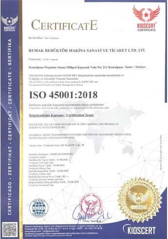ISO 45001 : 2018