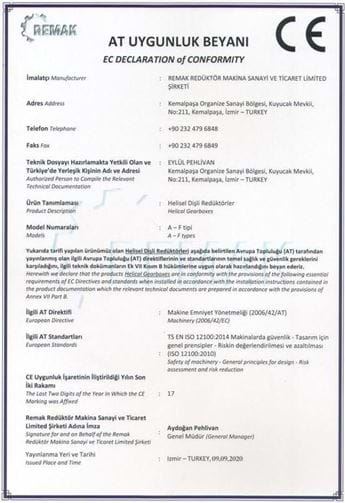 EC DECLARATION of CONFORMITY 2