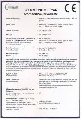 EC DECLARATION of CONFORMITY 3