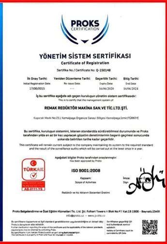 Management System Certificate